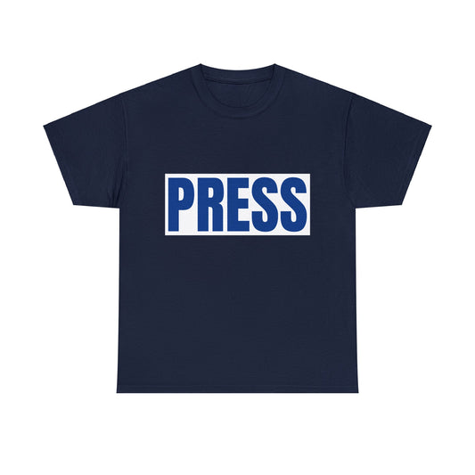 Journalist PRESS Vest Inspired Unisex Gildan Heavy Cotton Tee