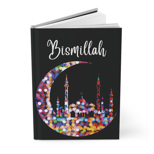 Islamic Hardcover Journal "Bismillah" for Muslim Men and Women