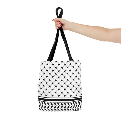 Palestinian Keffiyeh Resistance Scarf Design Tote Bag Available in S-L