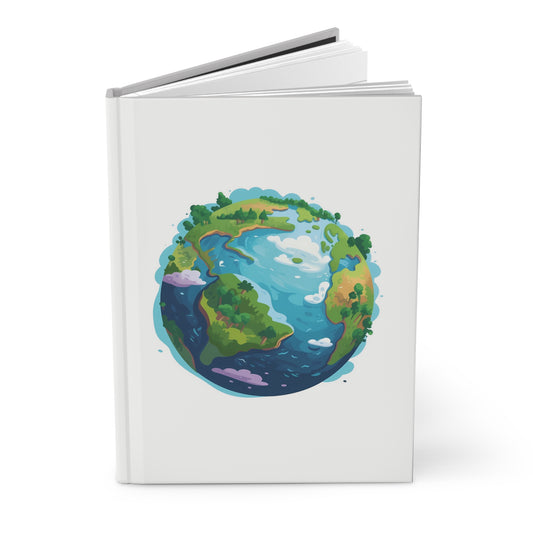 Beautiful Earth Hardcover Journal 150 lined pages