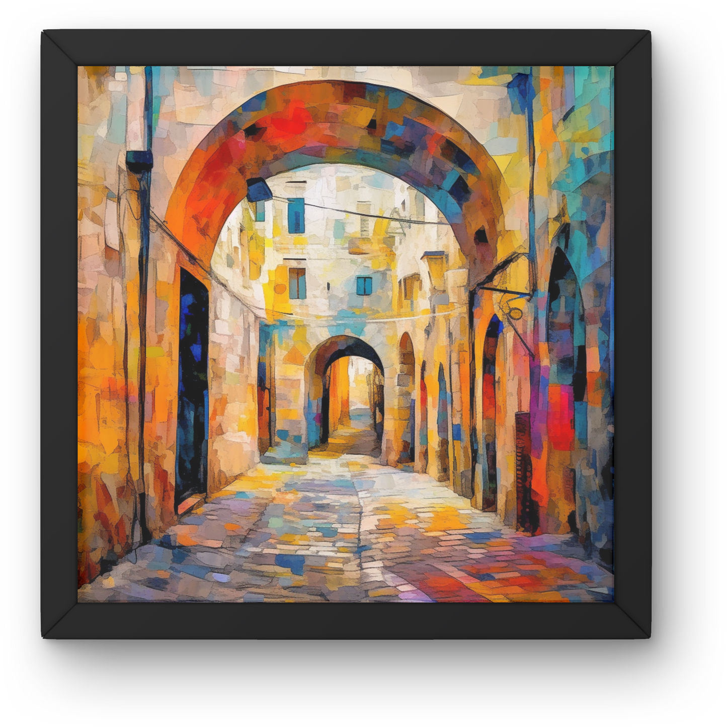Archways of  the Old City of Jerusalem Holy City WALL PRINT ART Free Palestine, #Ceasefire, Home Decor Poster