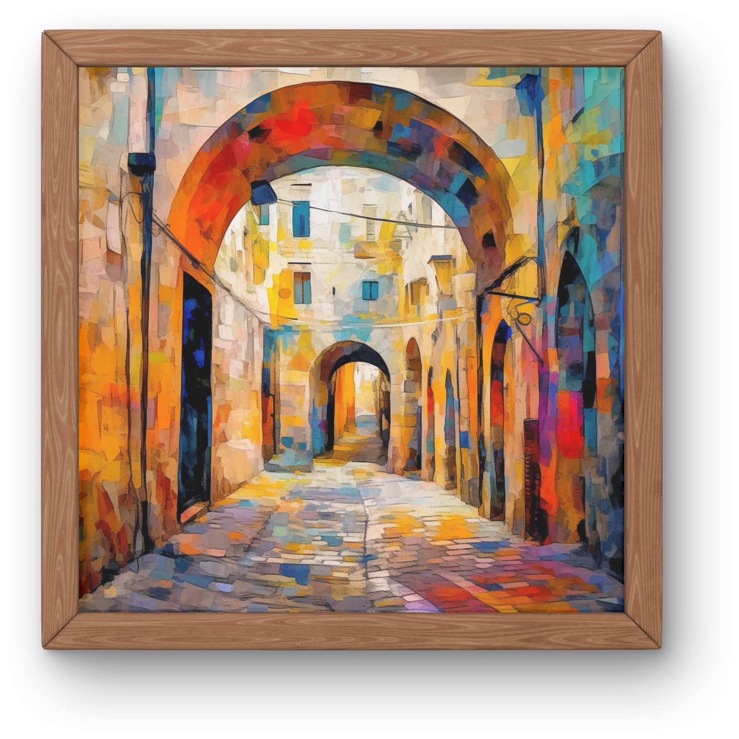 Archways of  the Old City of Jerusalem Holy City WALL PRINT ART Free Palestine, #Ceasefire, Home Decor Poster